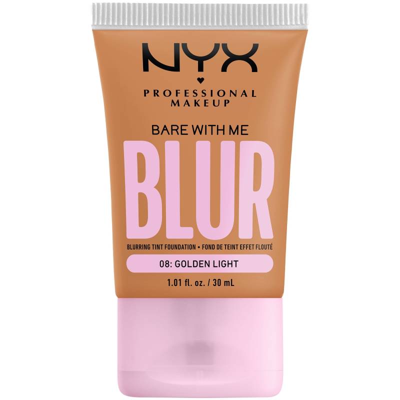 NYX Professional Makeup Bare With Me Blur Getönte Foundation 30 ml (Varios Shades) - Golden Light von NYX Professional Makeup