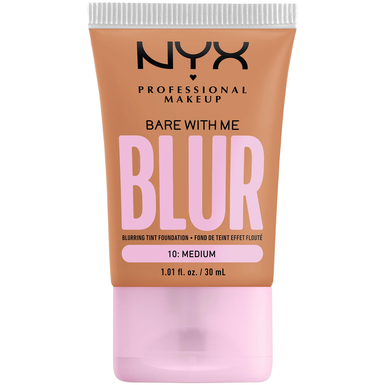 NYX Professional Makeup Bare With Me Blur Getönte Foundation 30 ml (Varios Shades) - Medium von NYX Professional Makeup