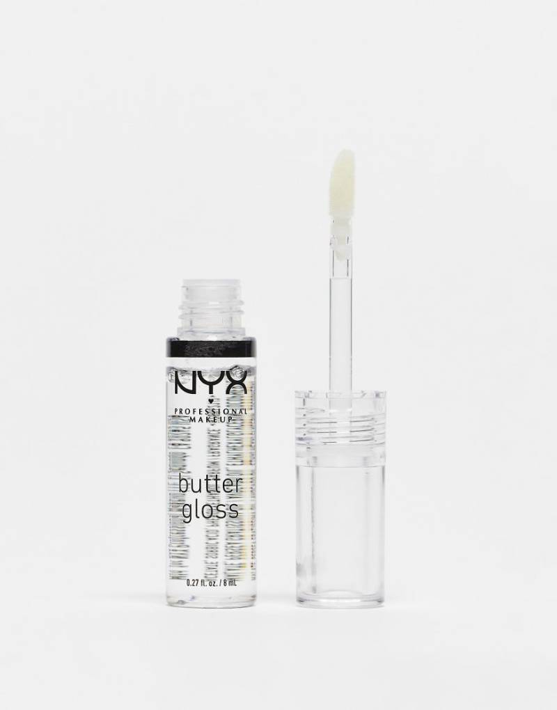 NYX Professional Makeup - Butter-Lipgloss - Clear-Transparent von NYX Professional Makeup