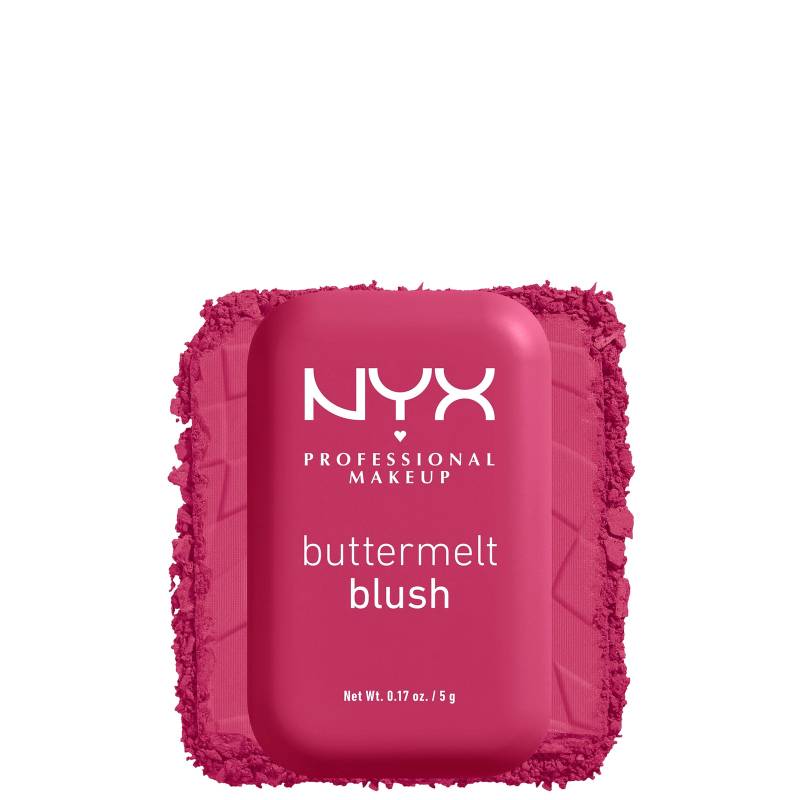 NYX Professional Makeup Buttermelt Powder Blush up to 12H Wear, Fade and Transfer Resistant (Various Shades) - Butta Than Before von NYX Professional Makeup