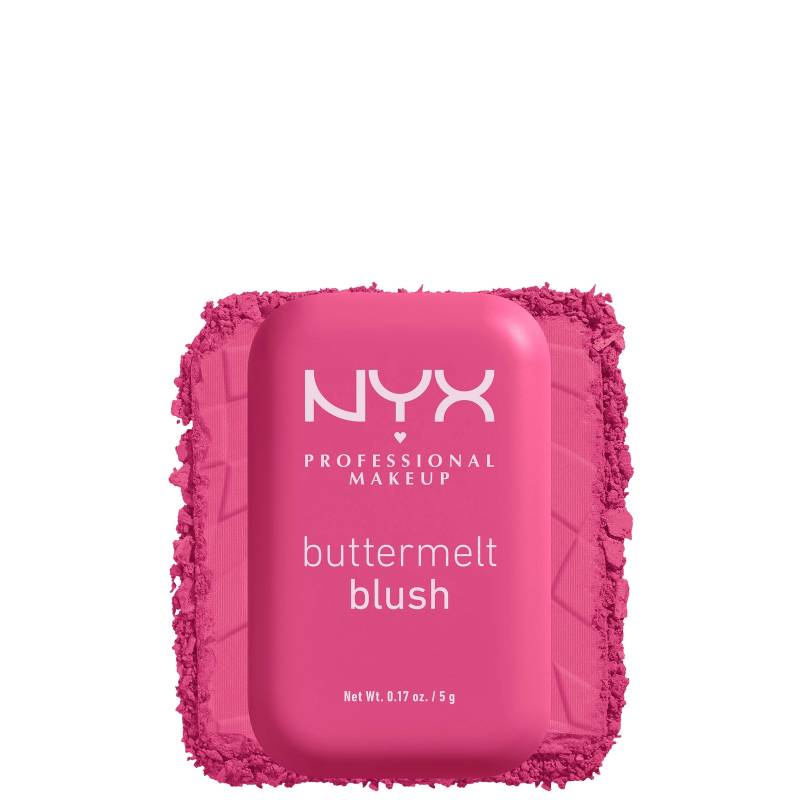 NYX Professional Makeup Buttermelt Powder Blush up to 12H Wear, Fade and Transfer Resistant (Various Shades) - Butta with Time von NYX Professional Makeup