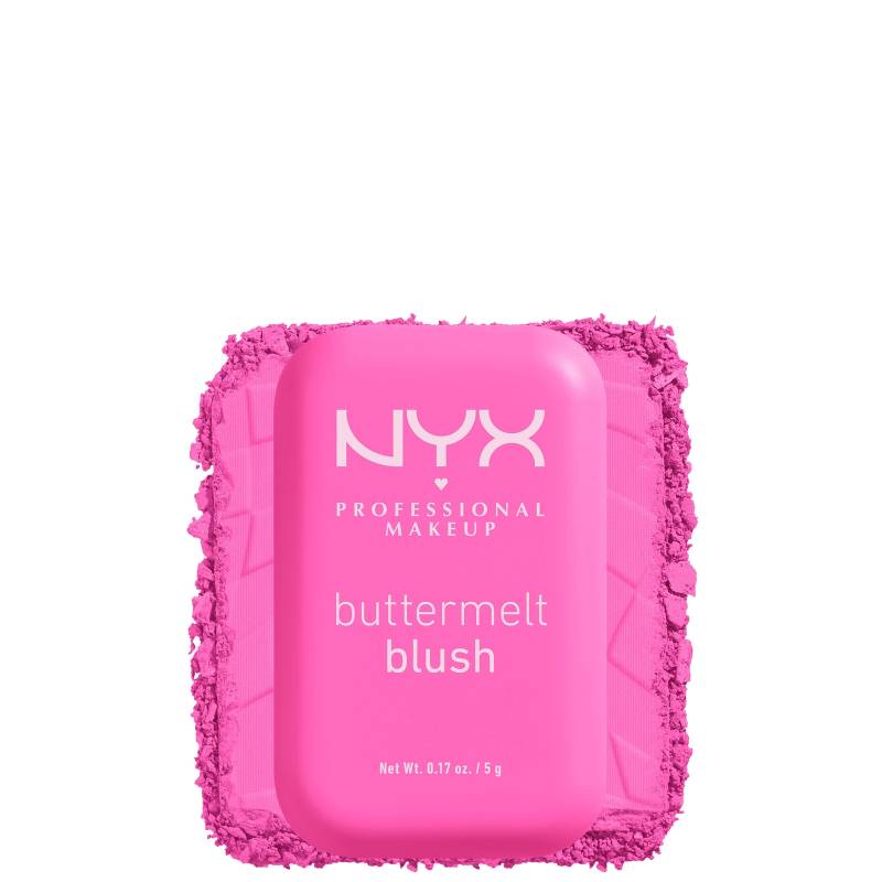 NYX Professional Makeup Buttermelt Powder Blush up to 12H Wear, Fade and Transfer Resistant (Various Shades) - My Butta Half von NYX Professional Makeup