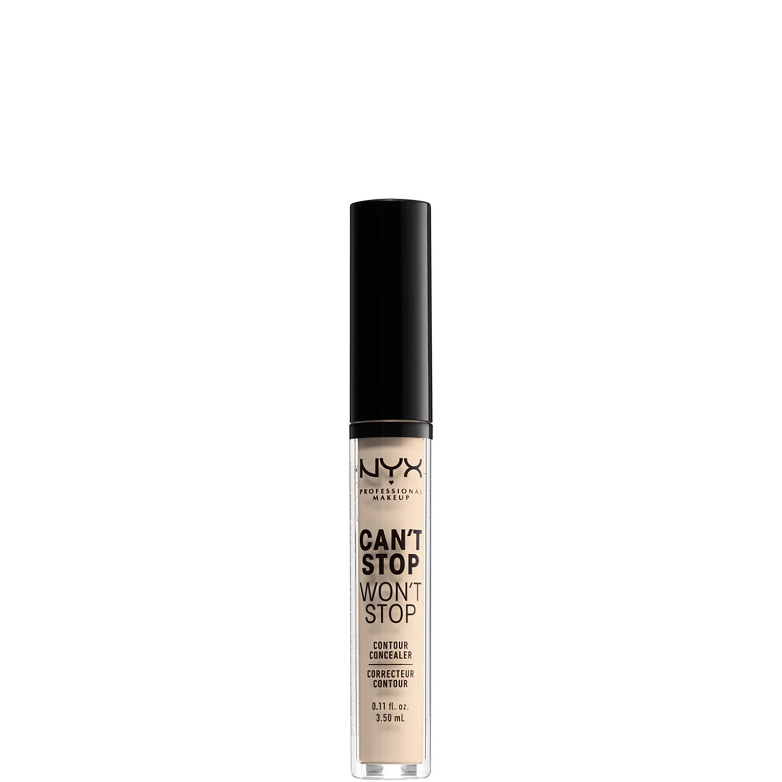 NYX Professional Makeup Can't Stop Won't Stop Contour Concealer (Various Shades) - Fair von NYX Professional Makeup