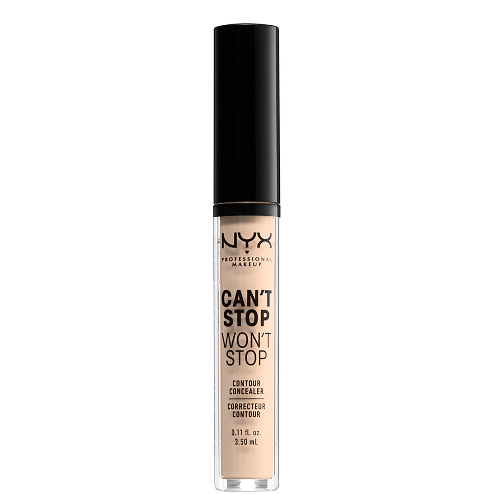 NYX Professional Makeup Can't Stop Won't Stop Contour Concealer (Various Shades) - Light Ivory von NYX Professional Makeup