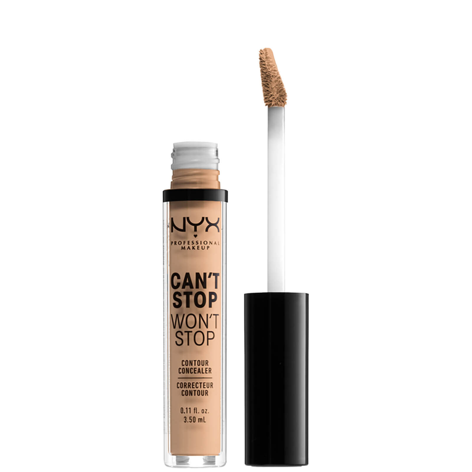 NYX Professional Makeup Can't Stop Won't Stop Contour Concealer (Various Shades) - Natural von NYX Professional Makeup