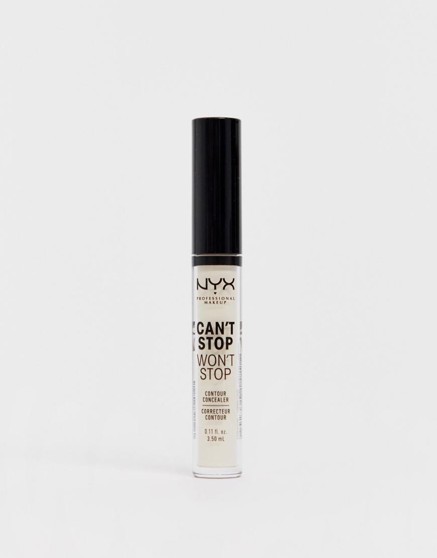 NYX Professional Makeup - Can't Stop Won't Stop Contour Concealer - Abdeckcreme-Gelb NYX Professional Makeup - Can't Stop Won't Stop Contour Concealer - Abdeckcreme-Gelb von NYX Professional Makeup