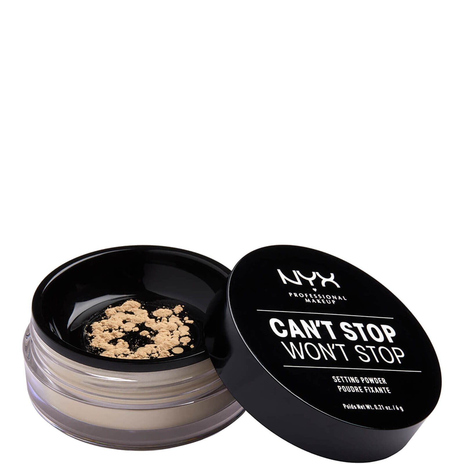 NYX Professional Makeup Can't Stop Won't Stop Setting Powder (Various Shades) - Light-Medium von NYX Professional Makeup