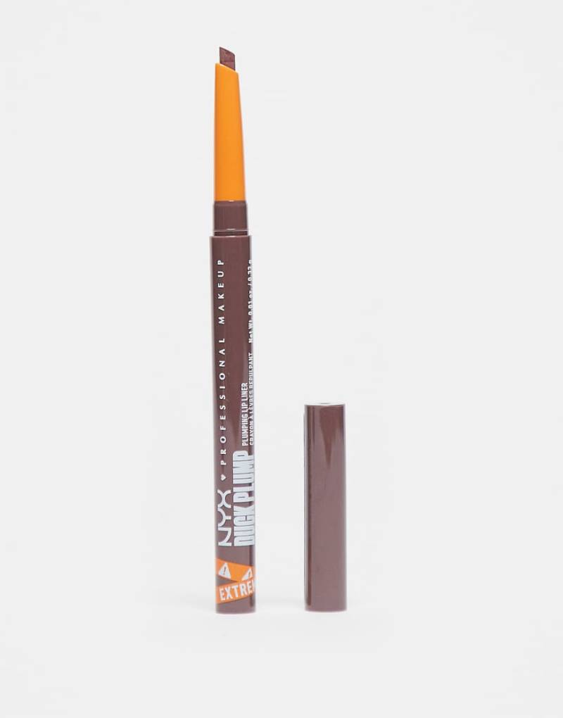 NYX Professional Makeup - Duck Plump - Aufpolsternder Lippenkonturenstift - Touch Up Taupe-Braun von NYX Professional Makeup