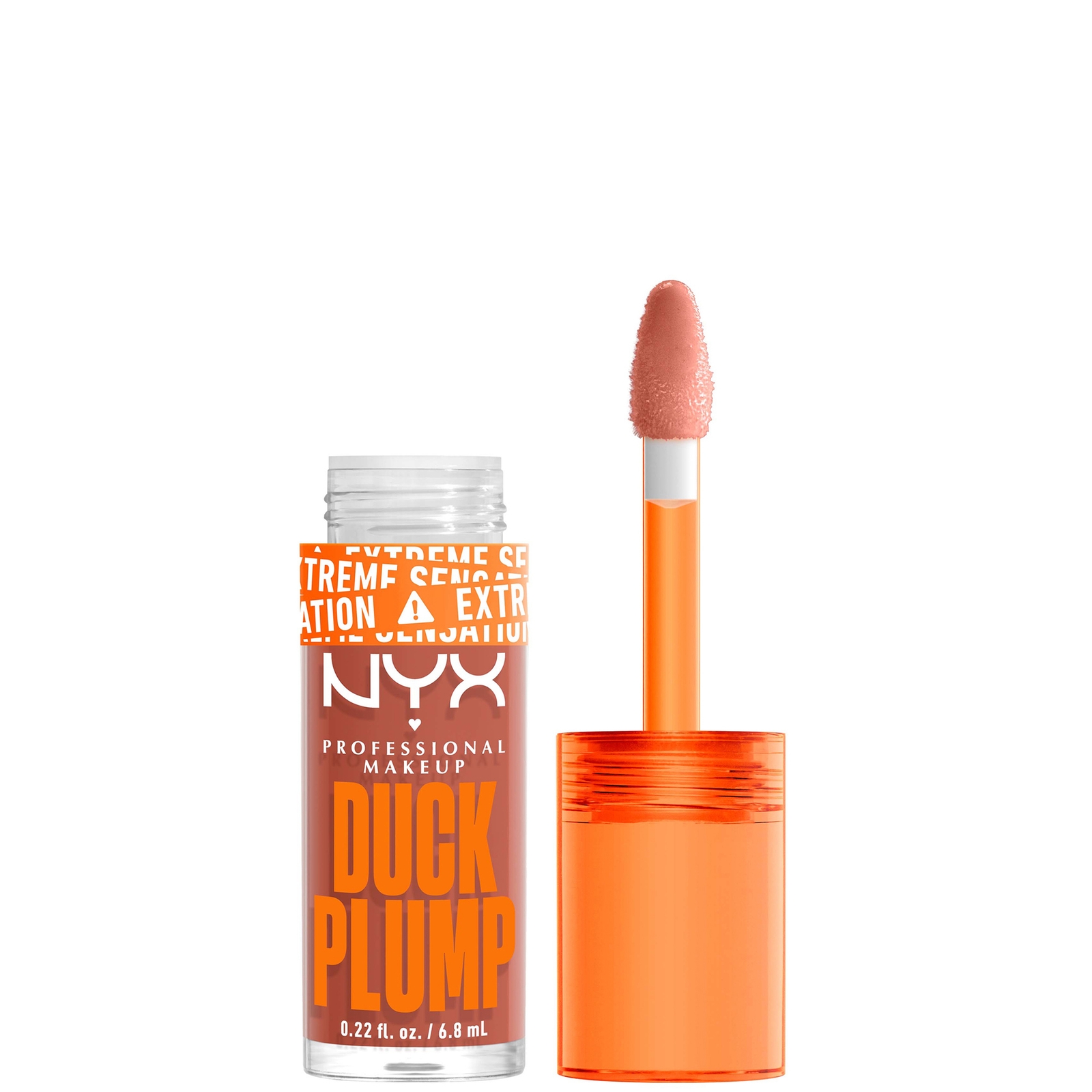 NYX Professional Makeup Duck Plump Lip Aufpolsterndes Gloss (Verschiedene Farbtöne) - Apri-caught von NYX Professional Makeup