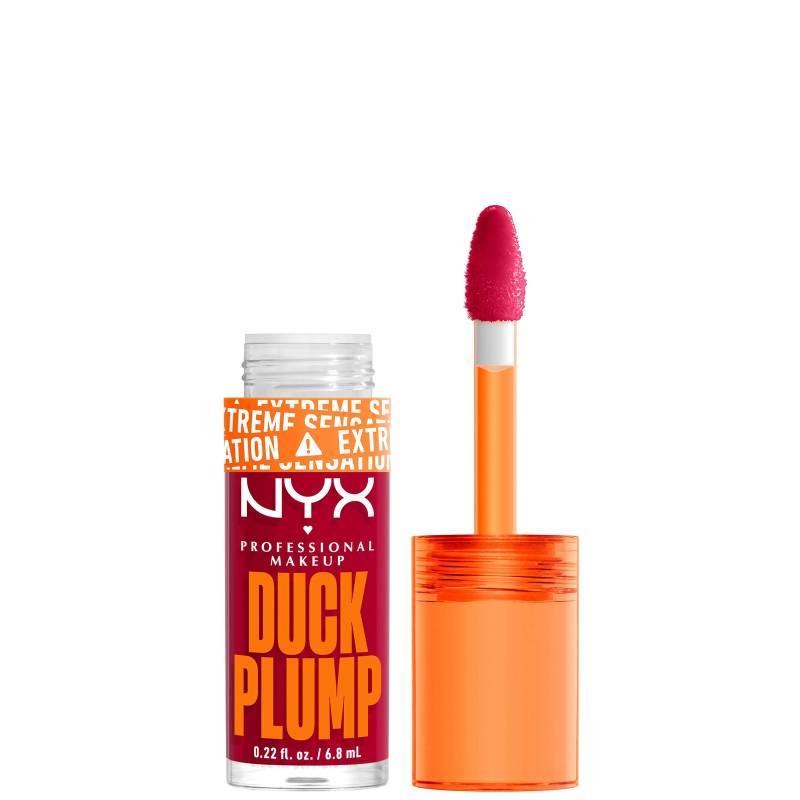 NYX Professional Makeup Duck Plump Lip Aufpolsterndes Gloss (Verschiedene Farbtöne) - Hall of Flame von NYX Professional Makeup