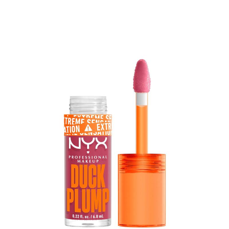 NYX Professional Makeup Duck Plump Lip Aufpolsterndes Gloss (Verschiedene Farbtöne) - Strike a Rose von NYX Professional Makeup