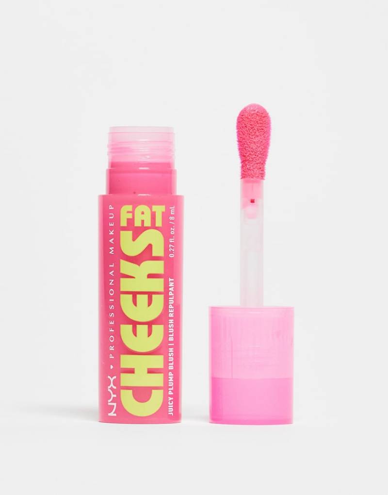 NYX Professional Makeup - Fat Cheeks Juicy Liquid Blush - Flüssig-Rouge - Dragon Fruit Drip-Rosa von NYX Professional Makeup