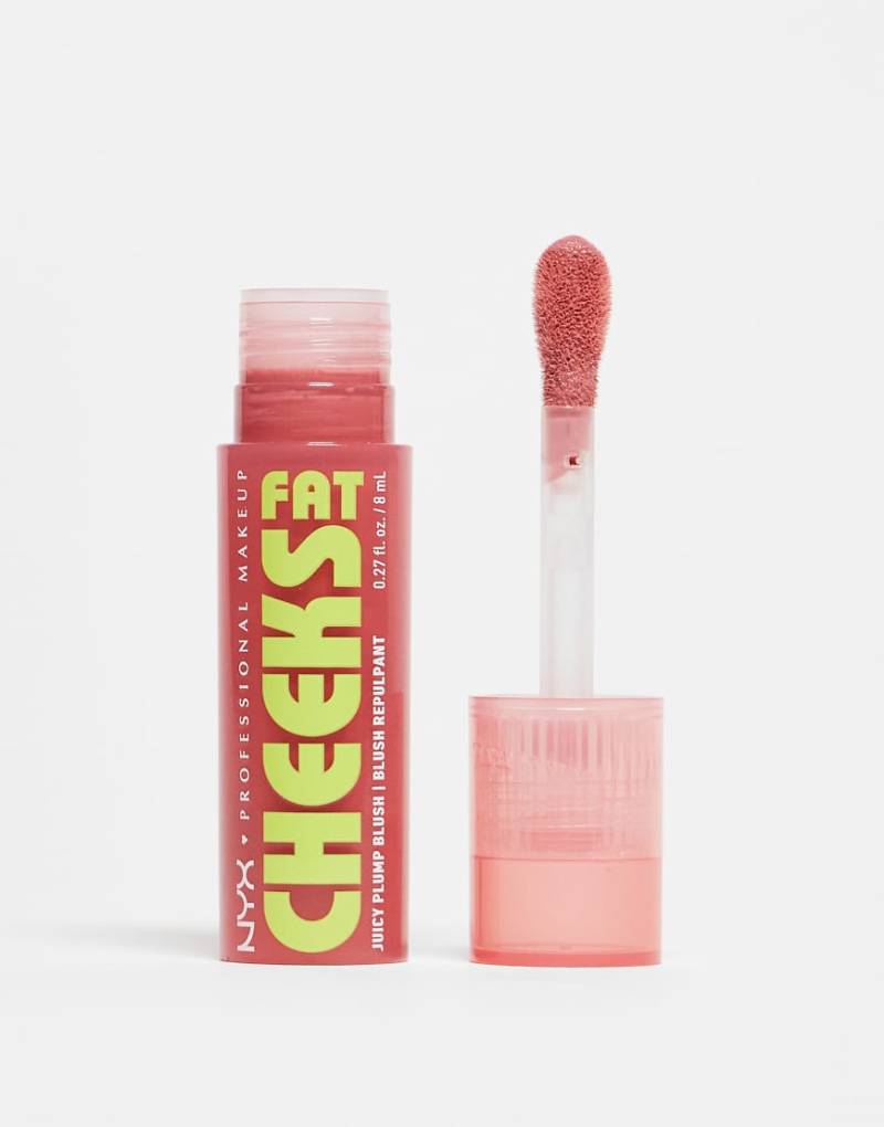 NYX Professional Makeup - Fat Cheeks Juicy Liquid Blush - Flüssig-Rouge - Fig Fizz-Rosa von NYX Professional Makeup