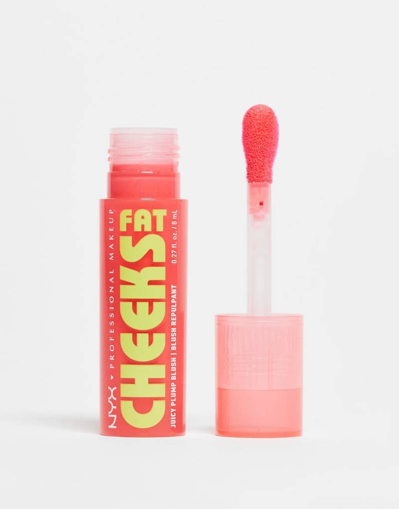 NYX Professional Makeup - Fat Cheeks Juicy Liquid Blush - Flüssig-Rouge - Guava Gush-Rosa von NYX Professional Makeup