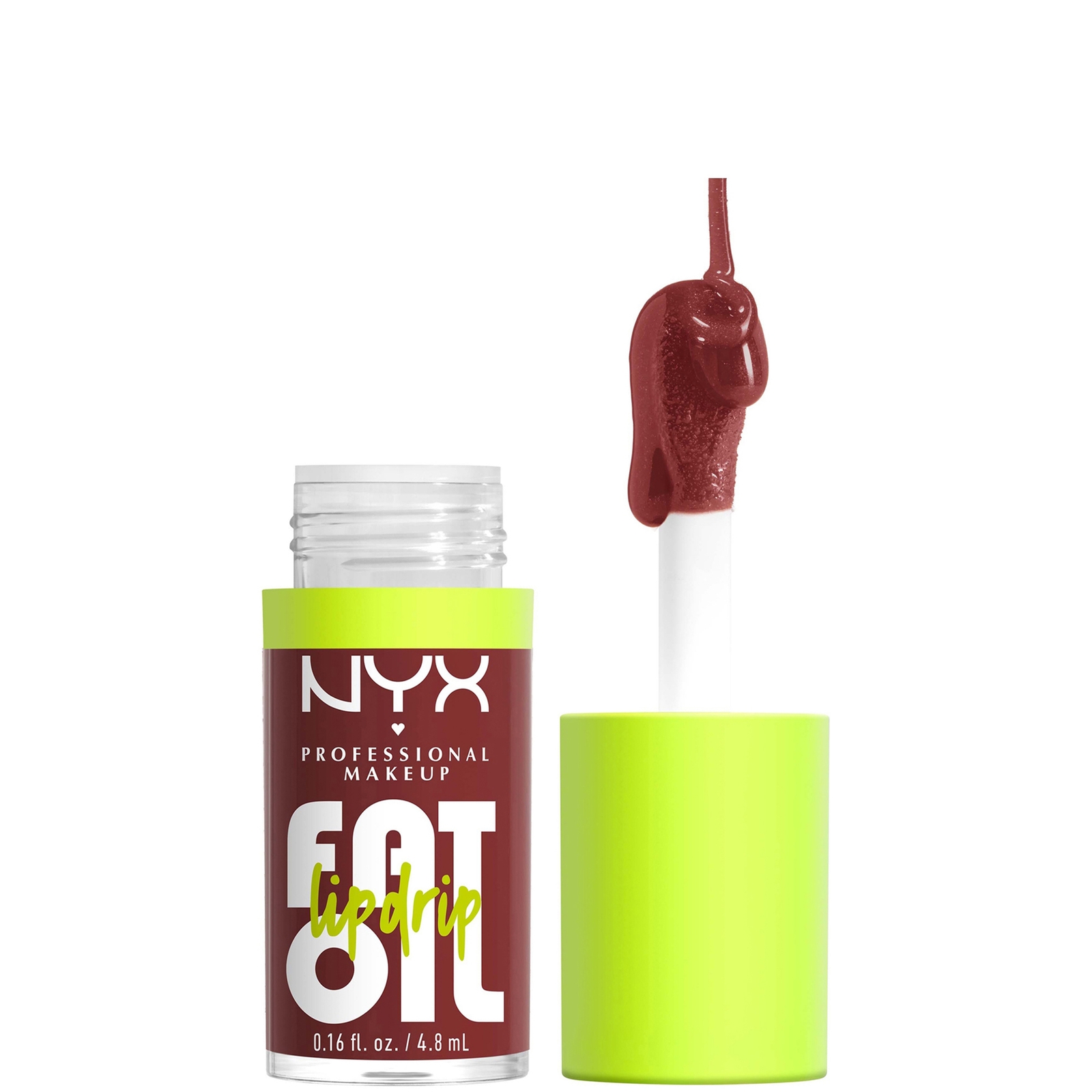 NYX Professional Makeup Fat Oil Lip Drip 12H Hydration Non-Sticky Finish Lip Gloss 4.8ml (Various Shades) - Inside Scoop von NYX Professional Makeup