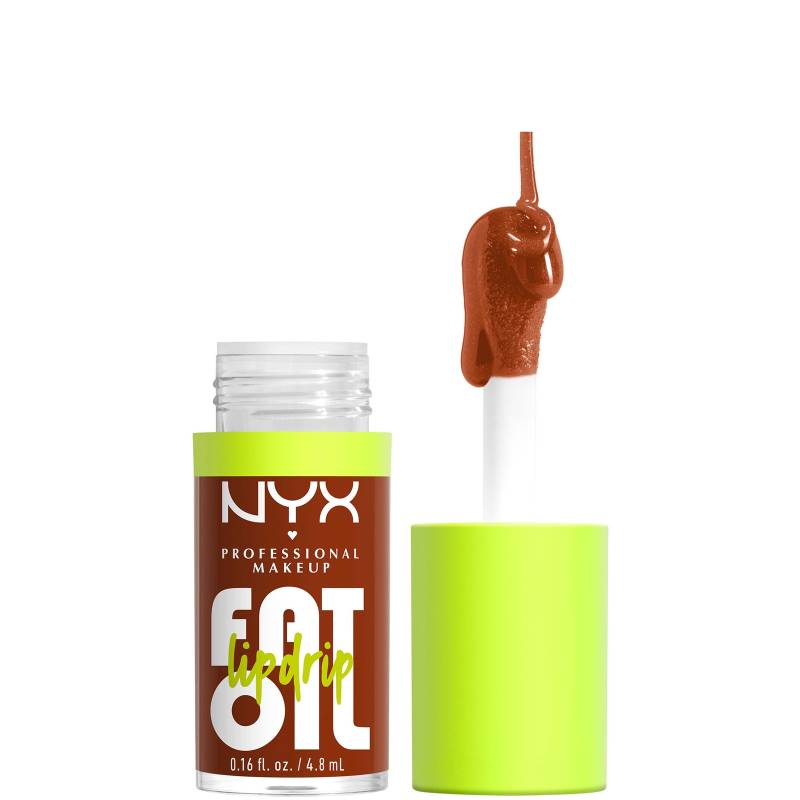 NYX Professional Makeup Fat Oil Lip Drip 12H Hydration Non-Sticky Finish Lip Gloss 4.8ml (Various Shades) - SCROLLIN von NYX Professional Makeup