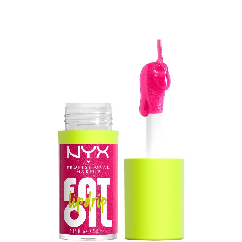 NYX Professional Makeup Fat Oil Lip Drip 12H Hydration Non-Sticky Finish Lip Gloss 4.8ml (Various Shades) - SUPERMODEL von NYX Professional Makeup
