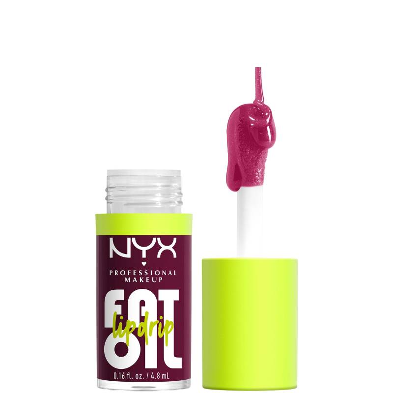 NYX Professional Makeup Fat Oil Lip Drip 12H Hydration Non-Sticky Finish Lip Gloss 4.8ml (Various Shades) - THAT'S CHIC von NYX Professional Makeup