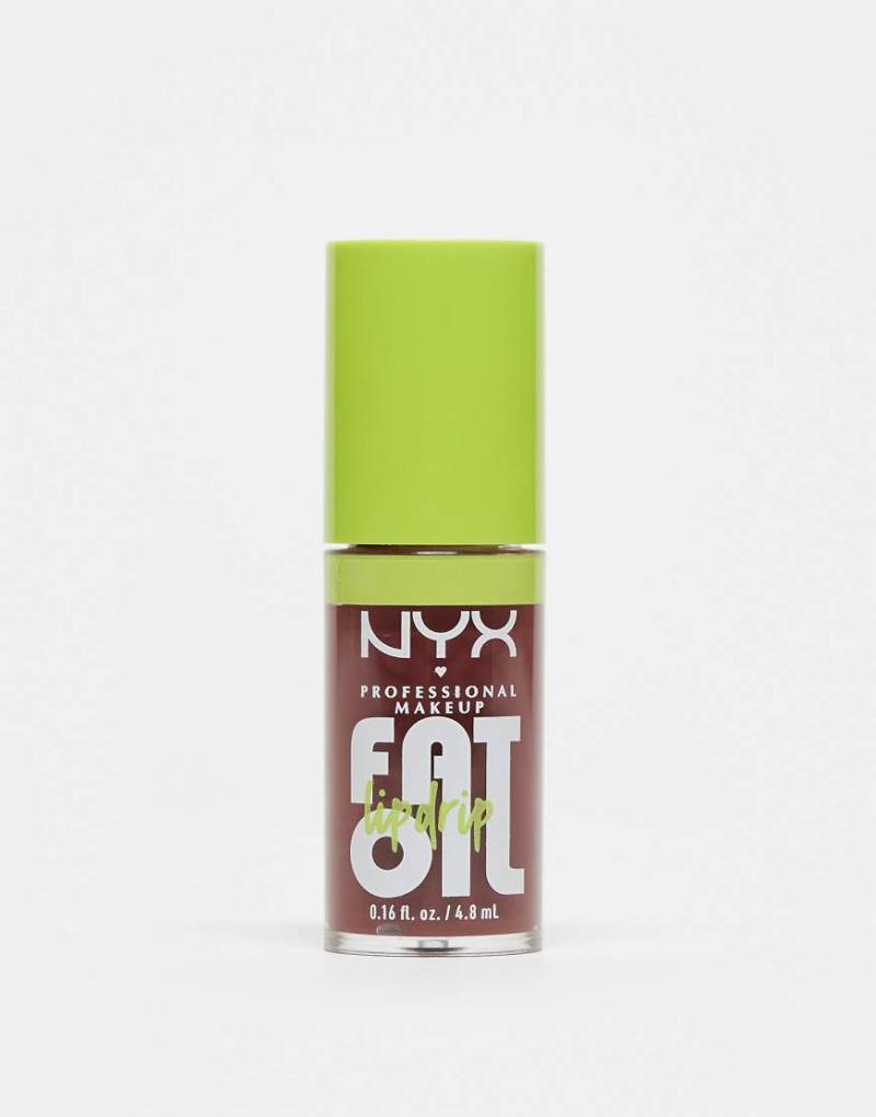 NYX Professional Makeup - Fat Oil Lip Drip - Lipgloss - Inside Scoop-Braun von NYX Professional Makeup