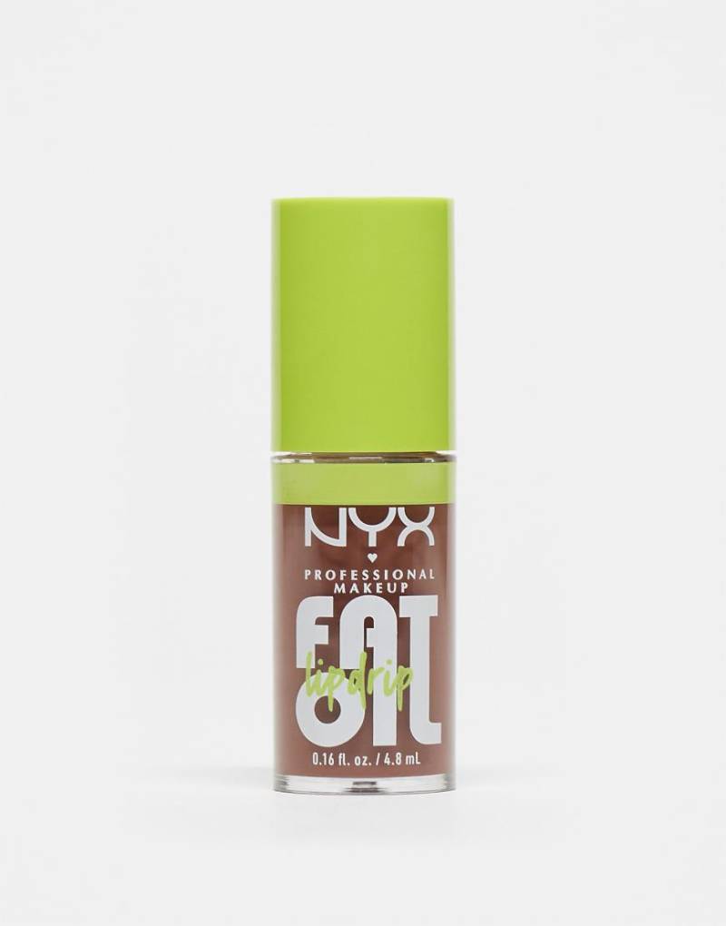 NYX Professional Makeup - Fat Oil Lip Drip - Lipgloss - Livin The Cream-Braun von NYX Professional Makeup