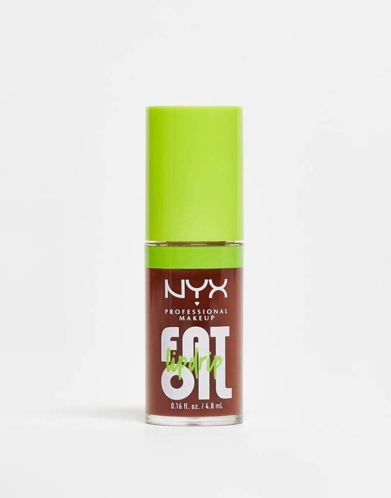 NYX Professional Makeup - Fat Oil Lip Drip - Lipgloss - Scrollin-Rot von NYX Professional Makeup