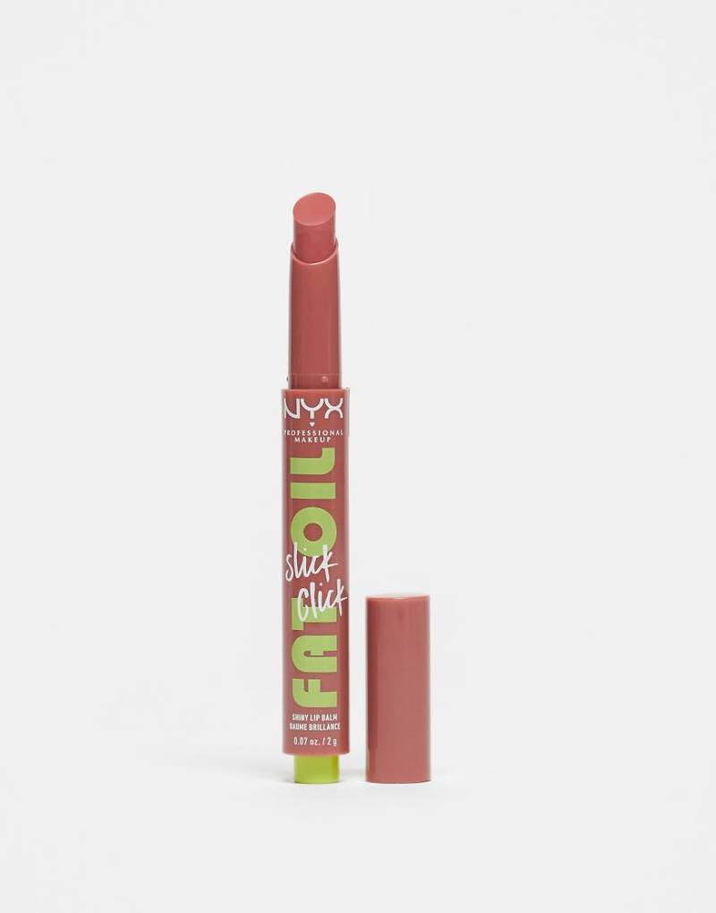 NYX Professional Makeup - Fat Oil Slick Click - Lippenbalsam - Going Viral-Neutral von NYX Professional Makeup
