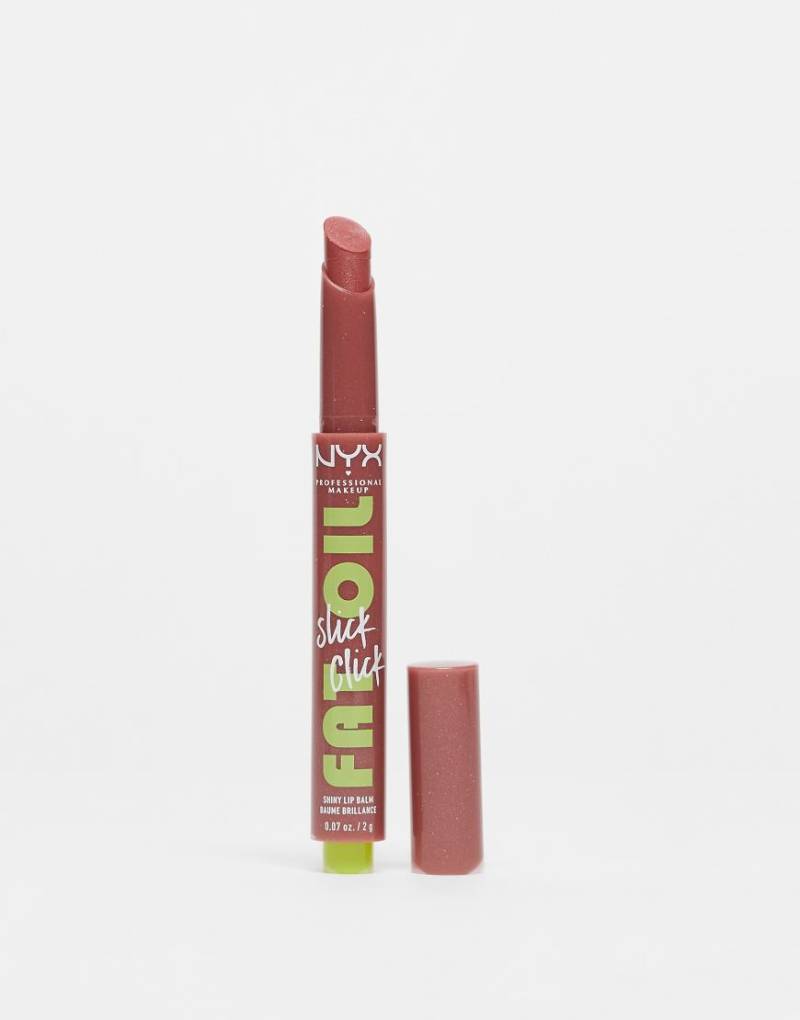 NYX Professional Makeup - Fat Oil Slick Click - Lippenbalsam im Farbton No Filter Needed-Neutral von NYX Professional Makeup