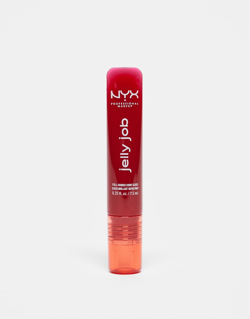 NYX Professional Makeup - Jelly Job - Glänzender Lipgloss - Cherry Jelly-Rot von NYX Professional Makeup
