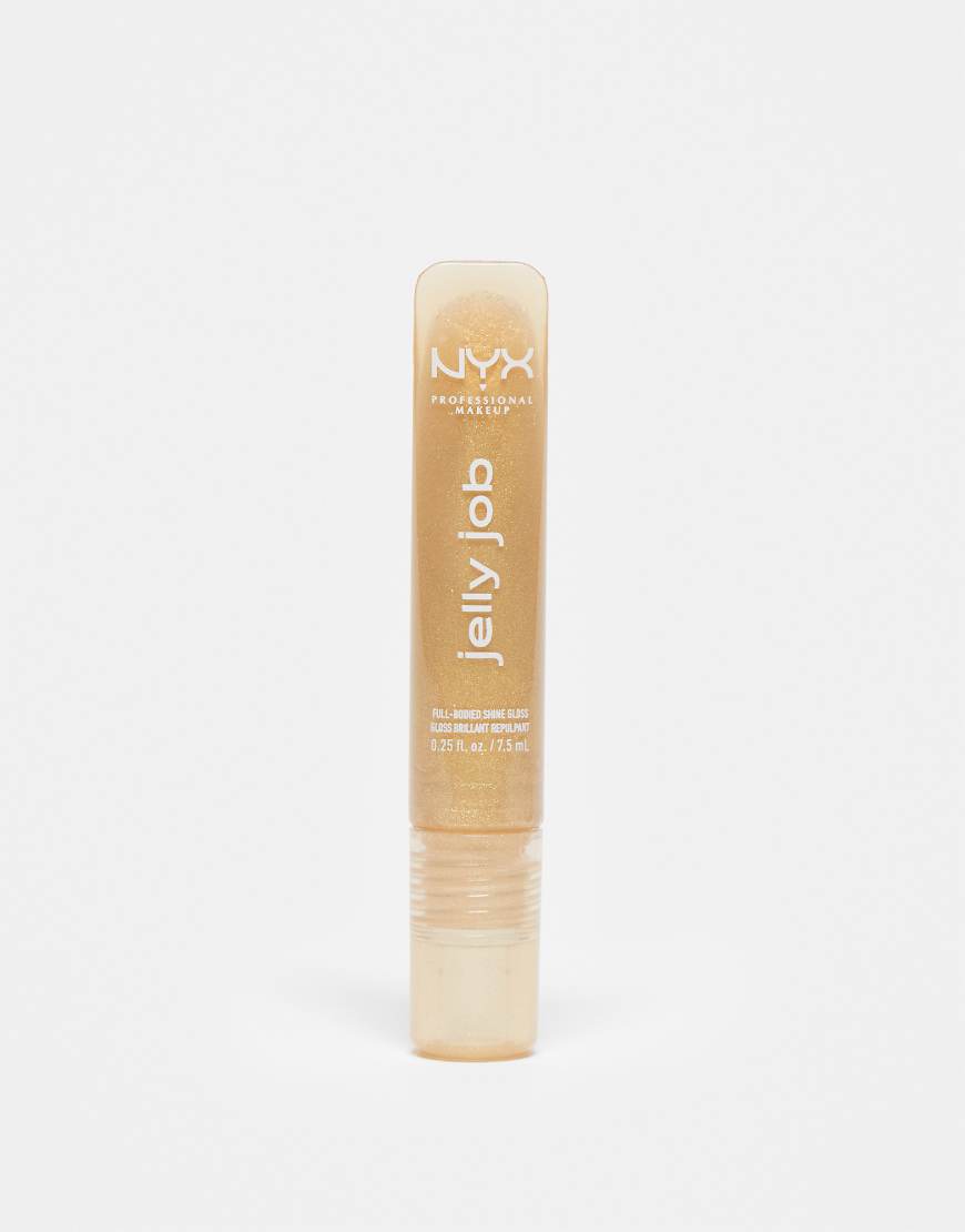 NYX Professional Makeup - Jelly Job - Glänzender Lipgloss - Glow Job-Goldfarben von NYX Professional Makeup