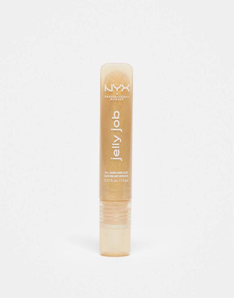 NYX Professional Makeup - Jelly Job - Glänzender Lipgloss - Glow Job-Goldfarben von NYX Professional Makeup