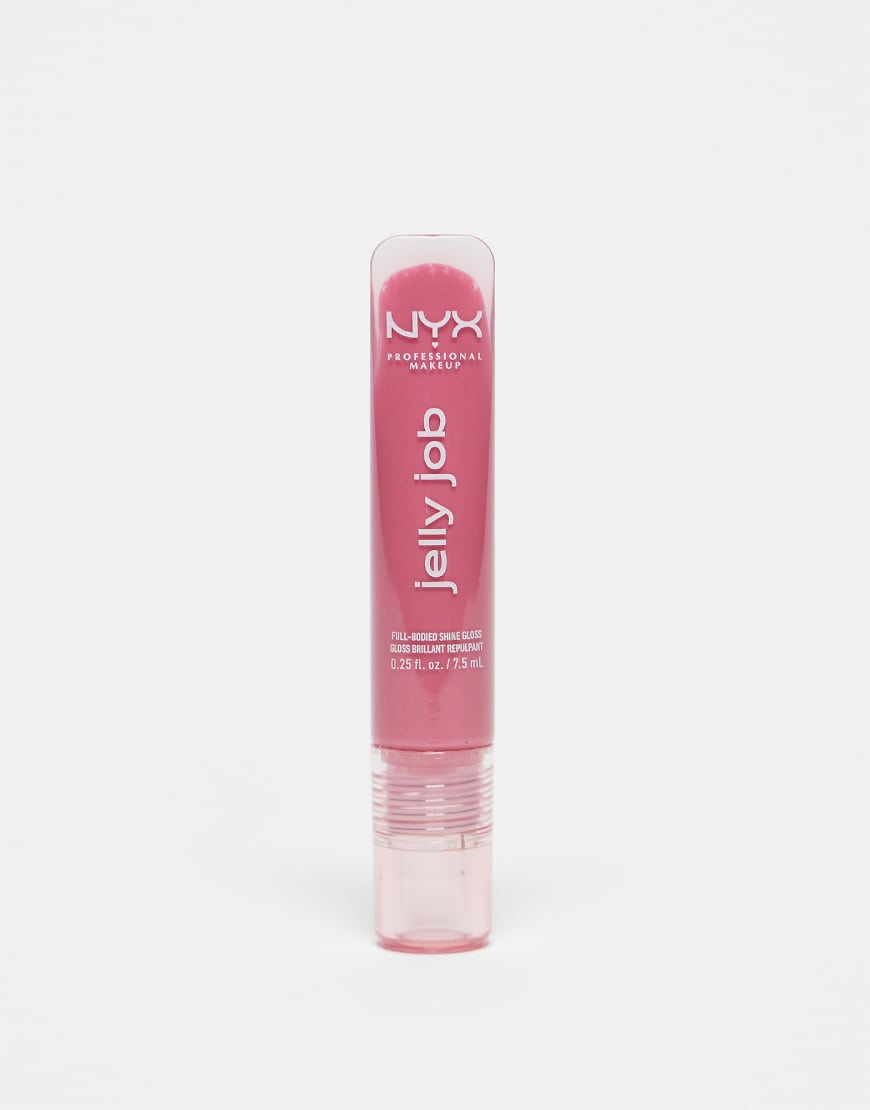 NYX Professional Makeup - Jelly Job - Glänzender Lipgloss - Jelly Blushin'-Rosa von NYX Professional Makeup