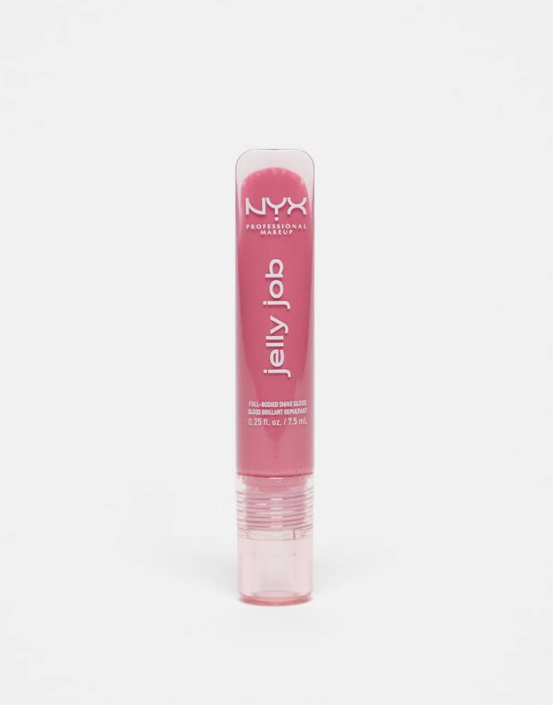 NYX Professional Makeup - Jelly Job - Glänzender Lipgloss - Jelly Blushin'-Rosa von NYX Professional Makeup