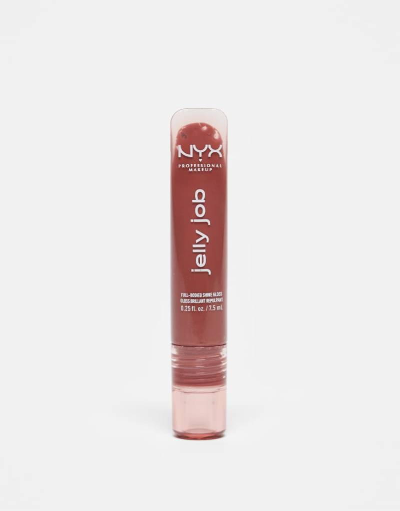 NYX Professional Makeup - Jelly Job - Glänzender Lipgloss - Jelly Filled-Neutral von NYX Professional Makeup