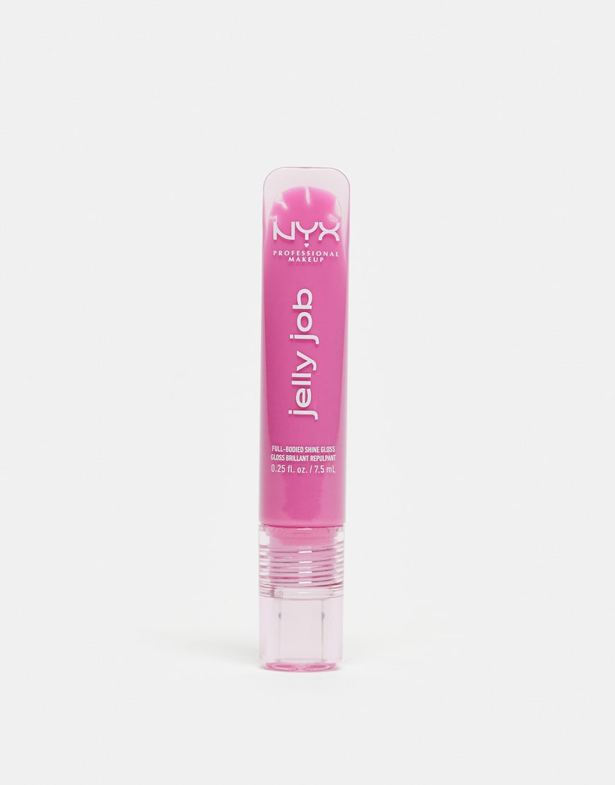 NYX Professional Makeup - Jelly Job - Glänzender Lipgloss - Jelly Icing-Rosa von NYX Professional Makeup