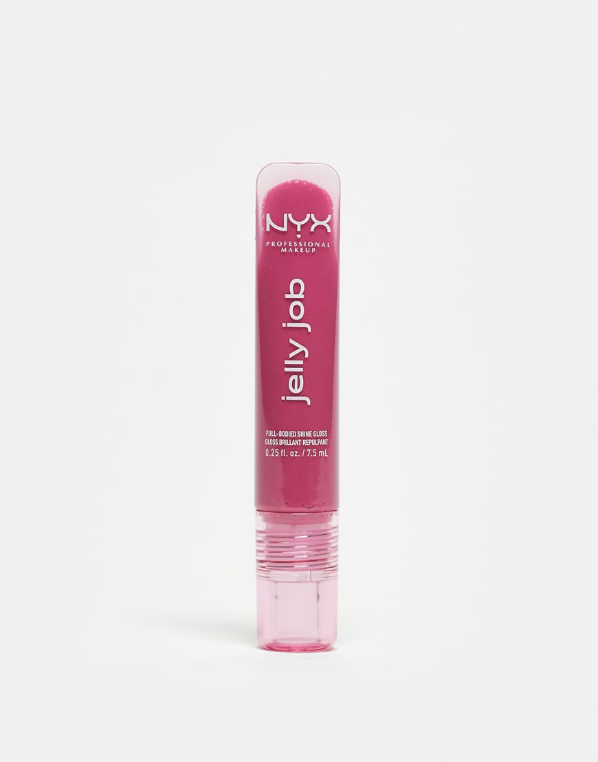 NYX Professional Makeup - Jelly Job - Glänzender Lipgloss - Jelly Jammin'-Rosa von NYX Professional Makeup