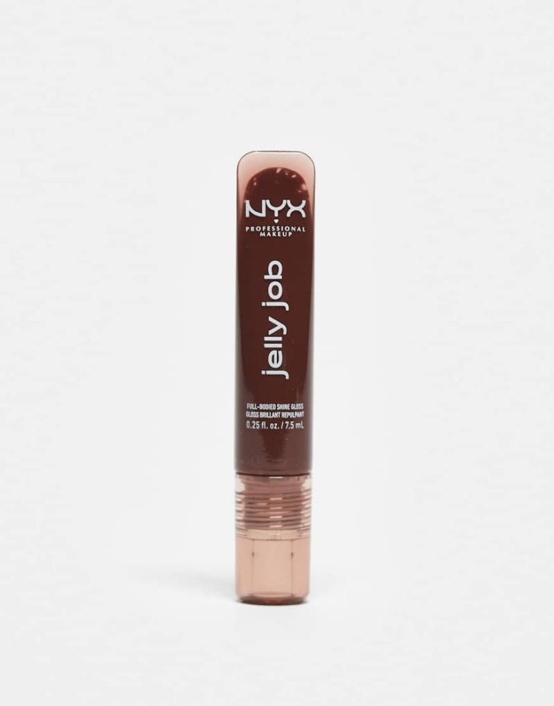NYX Professional Makeup - Jelly Job - Glänzender Lipgloss - Jellybean-Brown von NYX Professional Makeup