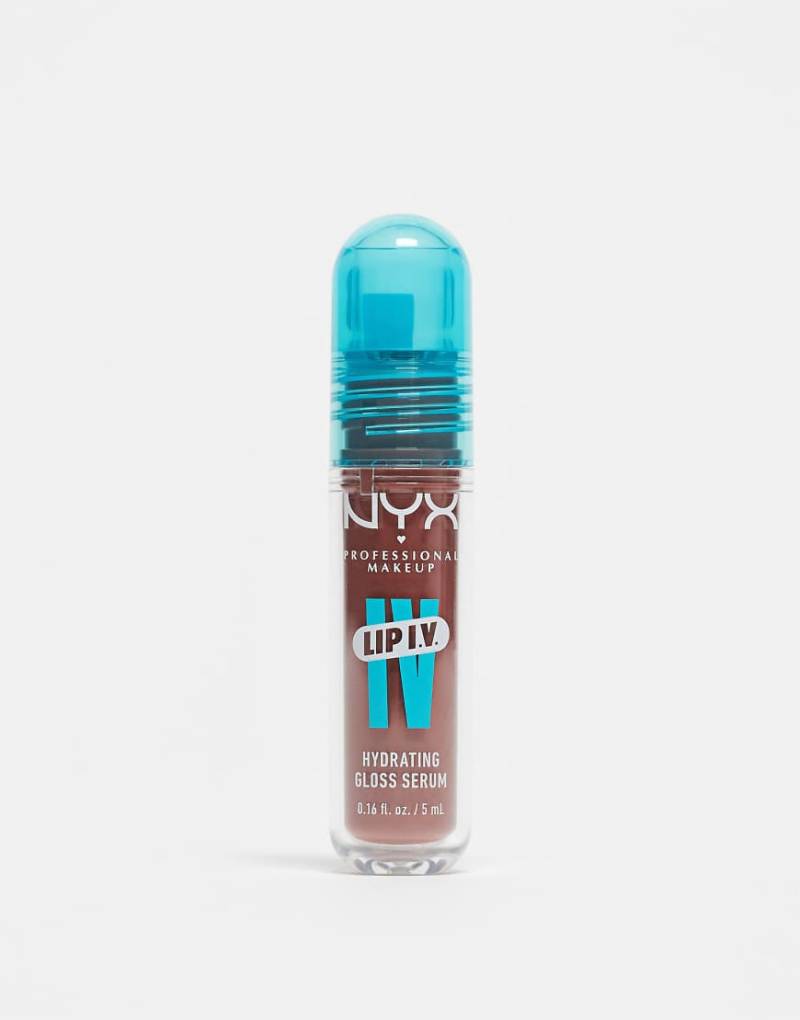 NYX Professional Makeup - Lip IV Hydrating Gloss Stain, feuchtigkeitsspendender Lipgloss - Hydra-Honey-Neutral von NYX Professional Makeup