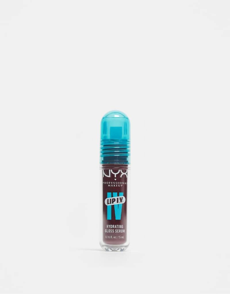 NYX Professional Makeup - Lip IV Hydrating Gloss Stain, feuchtigkeitsspendender Lipgloss - Mauve N' Moist!-Lila von NYX Professional Makeup