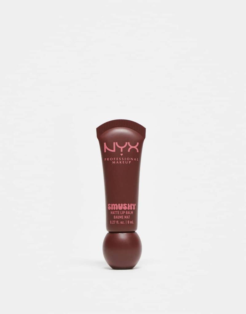 NYX Professional Makeup - Smushy - Matter Lippenbalsam - Smudge Fudge-Brown von NYX Professional Makeup