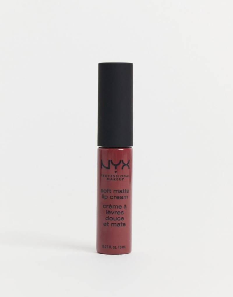 NYX Professional Makeup Soft Matte Lip Cream - Budapest-Lila von NYX Professional Makeup