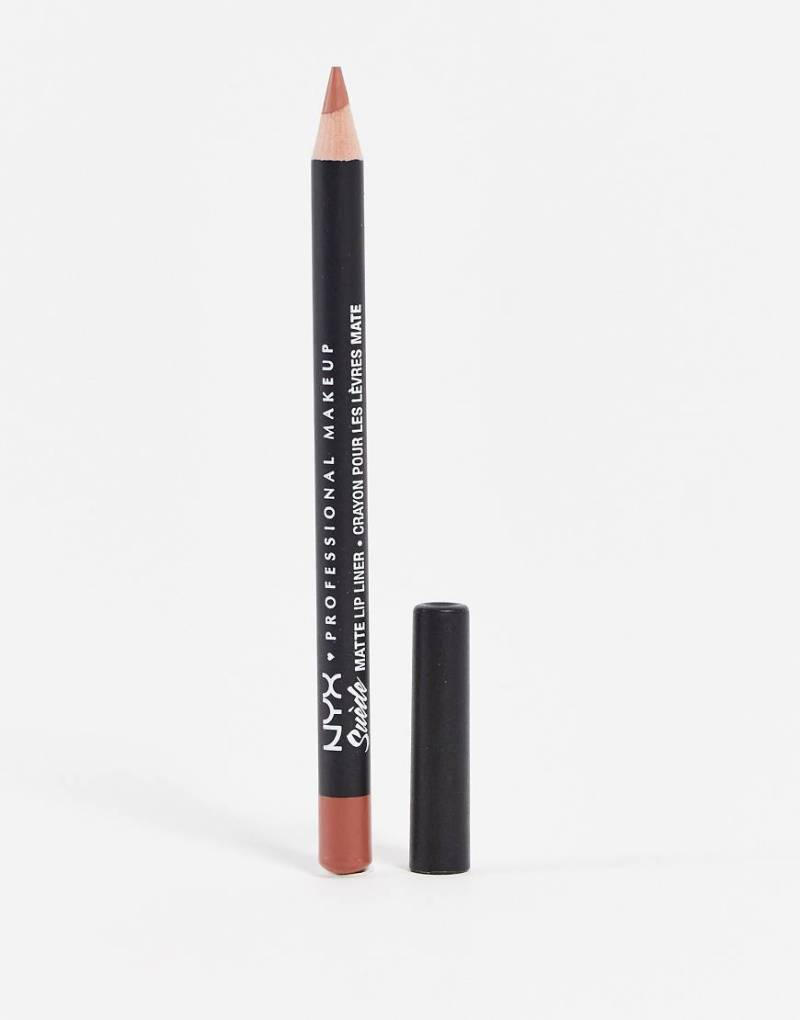 NYX Professional Makeup - Suede - Matter Lippenkonturenstift - London-Neutral von NYX Professional Makeup