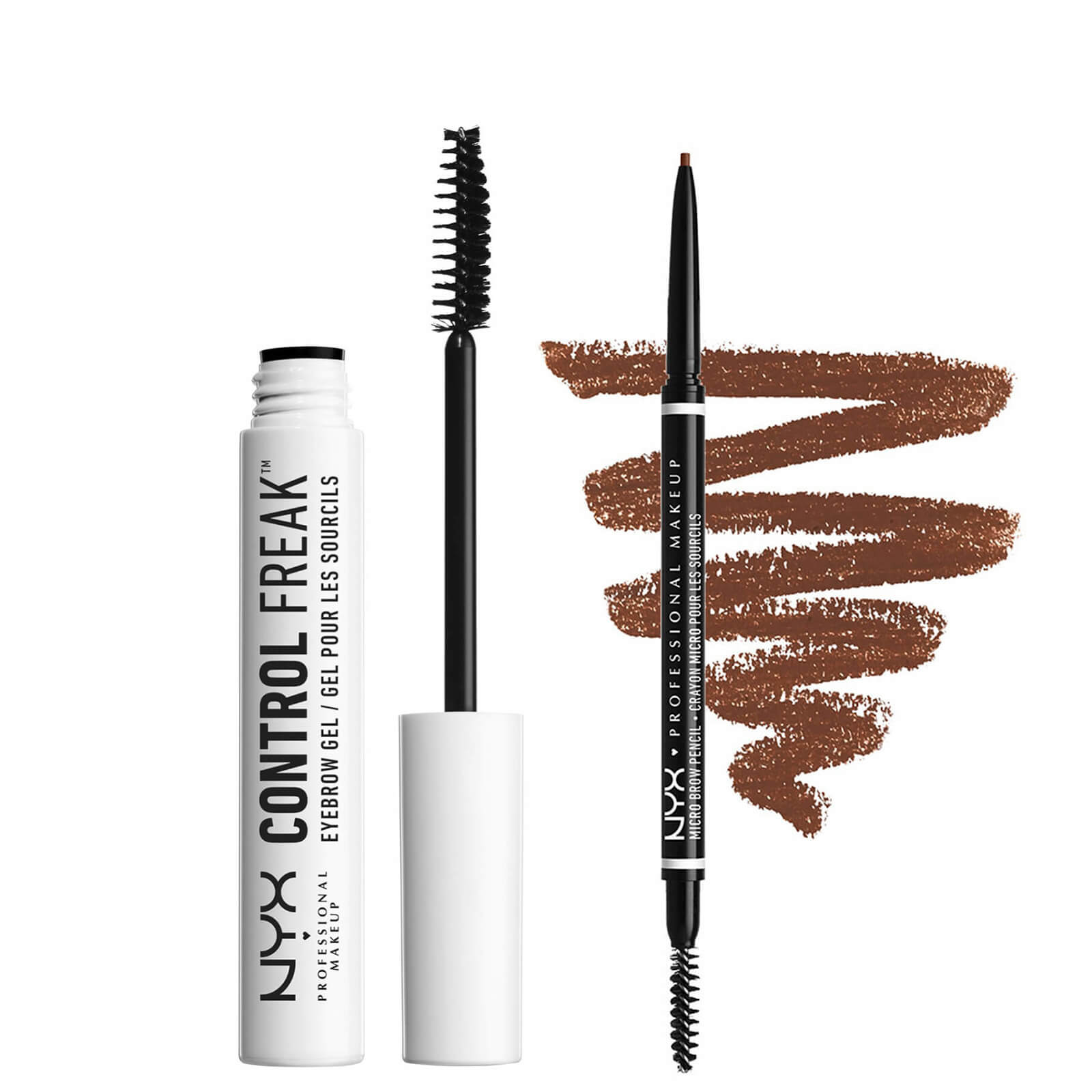 NYX Professional Makeup Tame and Define Brow Duo (verschiedene Farbtöne) - Ash Brown von NYX Professional Makeup