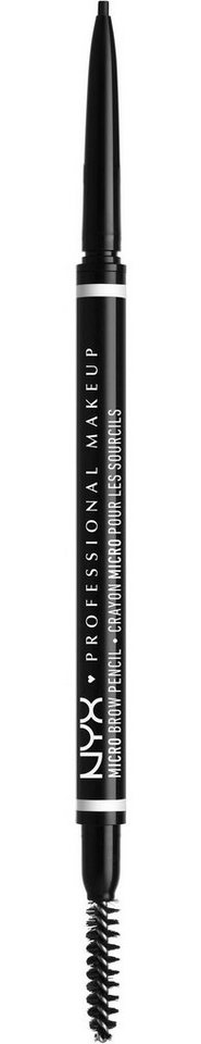 NYX Augenbrauen-Stift Professional Makeup Micro Brow Pencil, mit feinen Härchen von NYX