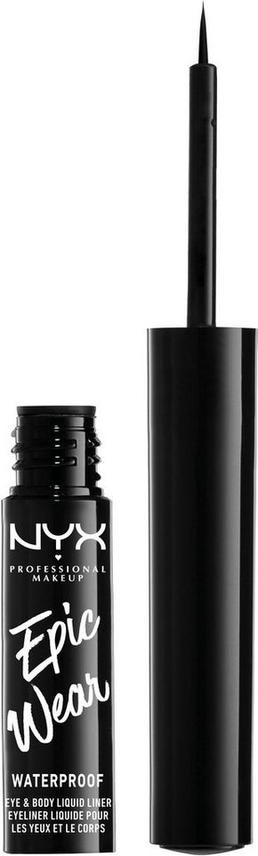 NYX Eyeliner Professional Makeup Epic Wear Liquid Liner, Waterproof von NYX