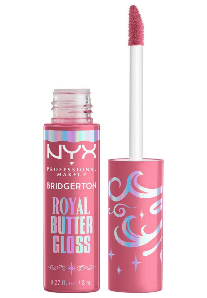 NYX Lipgloss Bridgerton Royal Butter Lipgloss 1 Angel Food Cake von NYX