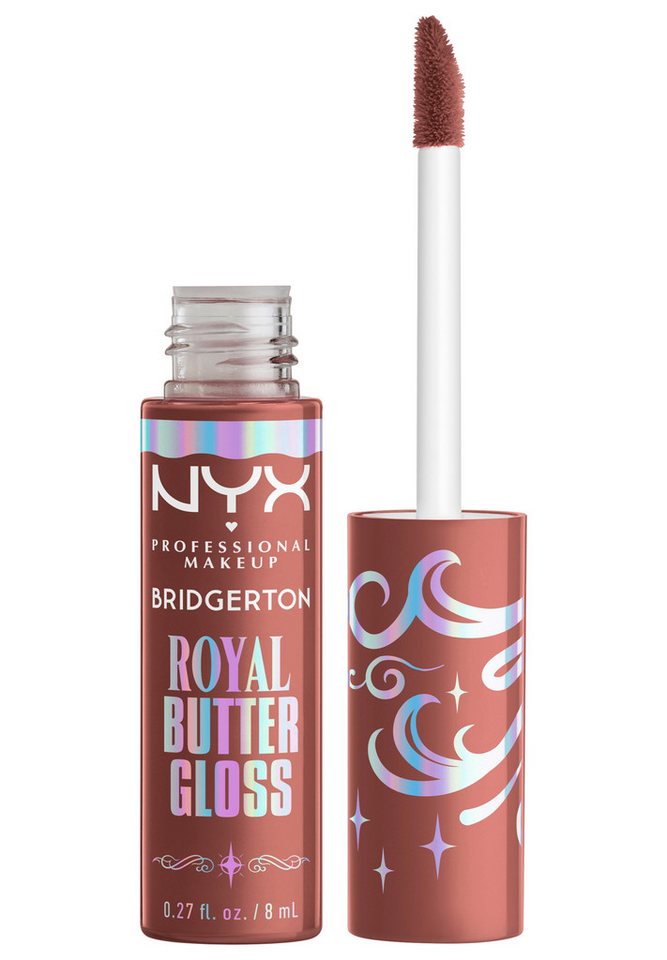 NYX Lipgloss NYX Professional Makeup Bridgerton Royal Butter Lipgloss 2 Praline von NYX