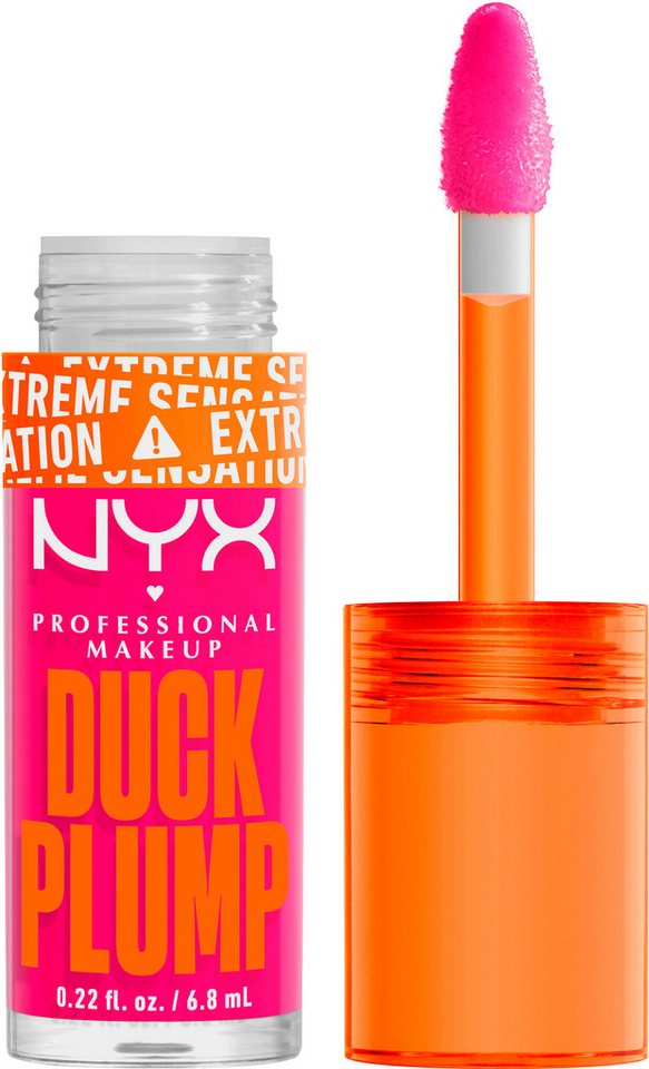 NYX Lipgloss NYX Professional Makeup Duck Plump Bubblegum Bae, mit Collagen von NYX