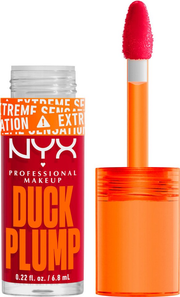 NYX Lipgloss NYX Professional Makeup Duck Plump Hall of Flame, mit Collagen von NYX