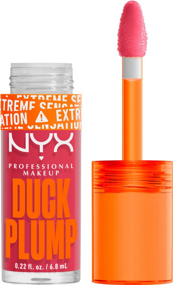 NYX Lipgloss NYX Professional Makeup Duck Plump Strike a Rose, mit Collagen von NYX