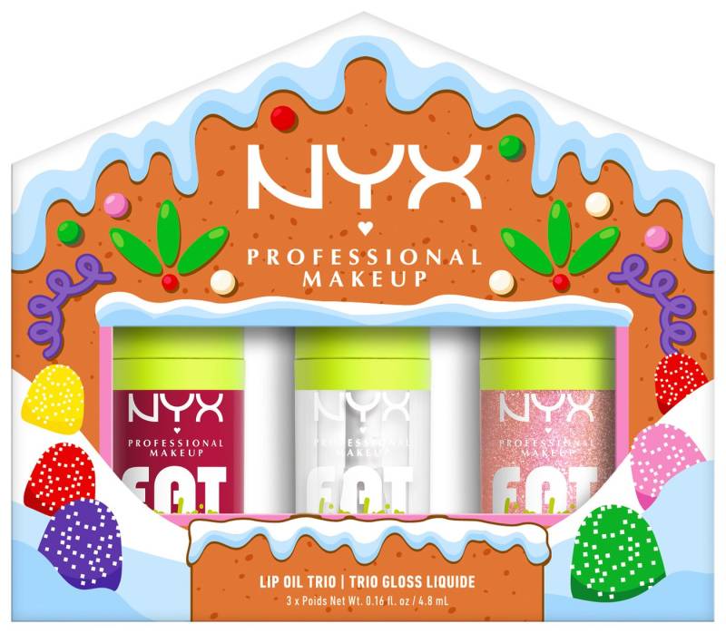 NYX Lipgloss NYX Professional Makeup Fat Oil Trio Kit von NYX